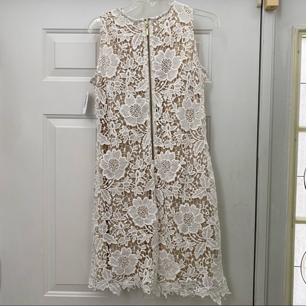 NWT Dressbarn white illusion lace dress - Picture 2 of 6